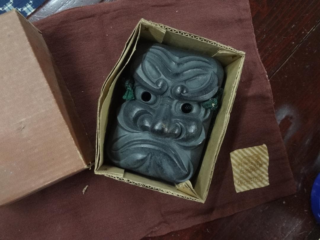 南部鉄器 オリジナル　レア　鬼面３面　１６×１２ｃｍ●入手困難アイテム