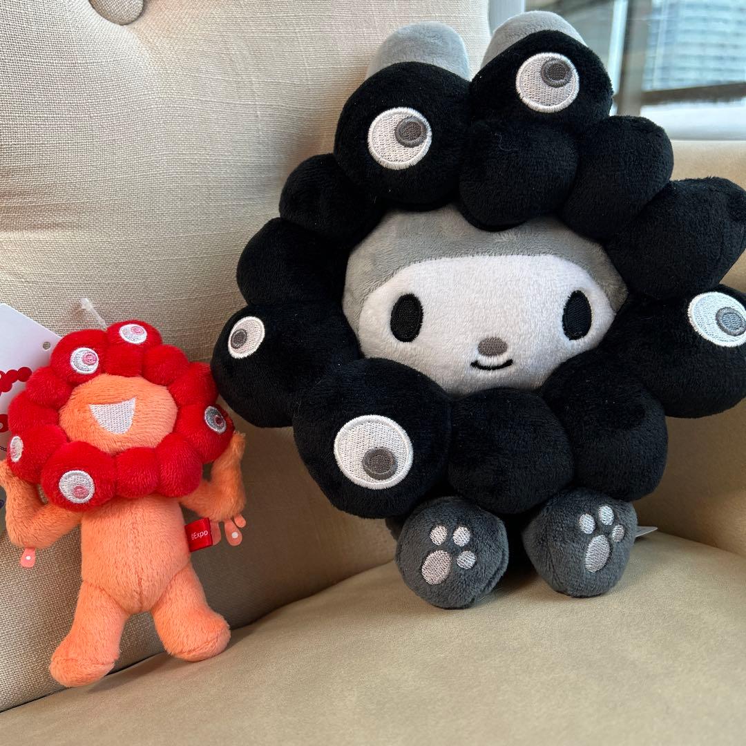 お顔厳選セット♡マイメロディM＆ピンク色ミャクミャク　ぬいぐるみ