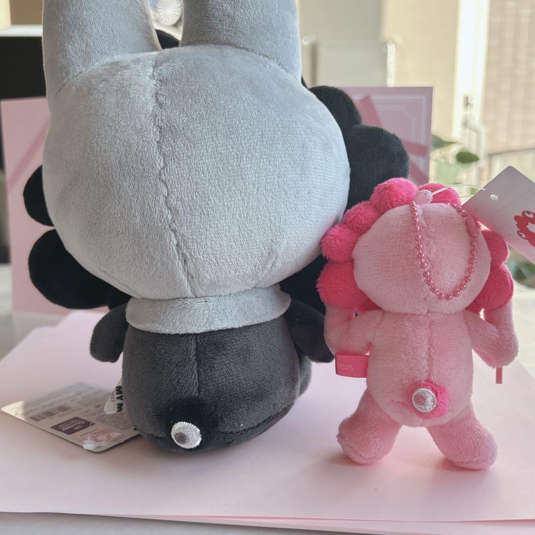 お顔厳選セット♡マイメロディM＆ピンク色ミャクミャク　ぬいぐるみ