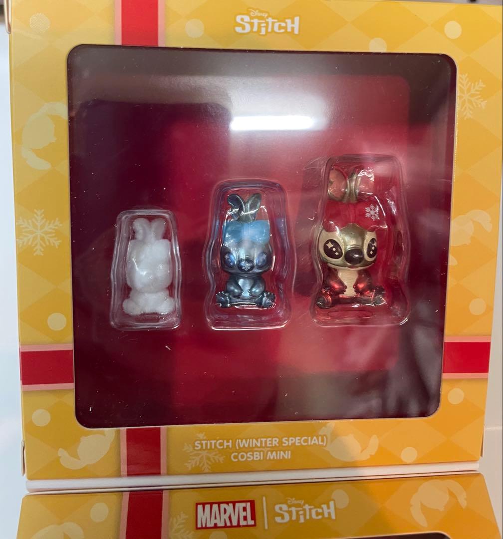 非売品　COSBI スティッチ　スパイダーマン　トイサピエンス　ホリデーギフト