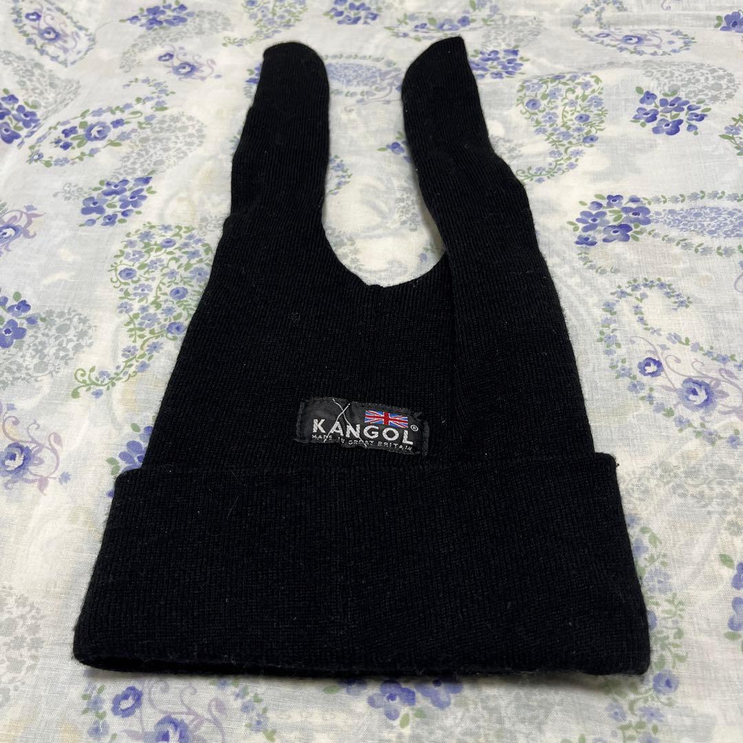 【激レア】KANGOL カンゴール ビーニー ニット帽 90s うさぎ耳