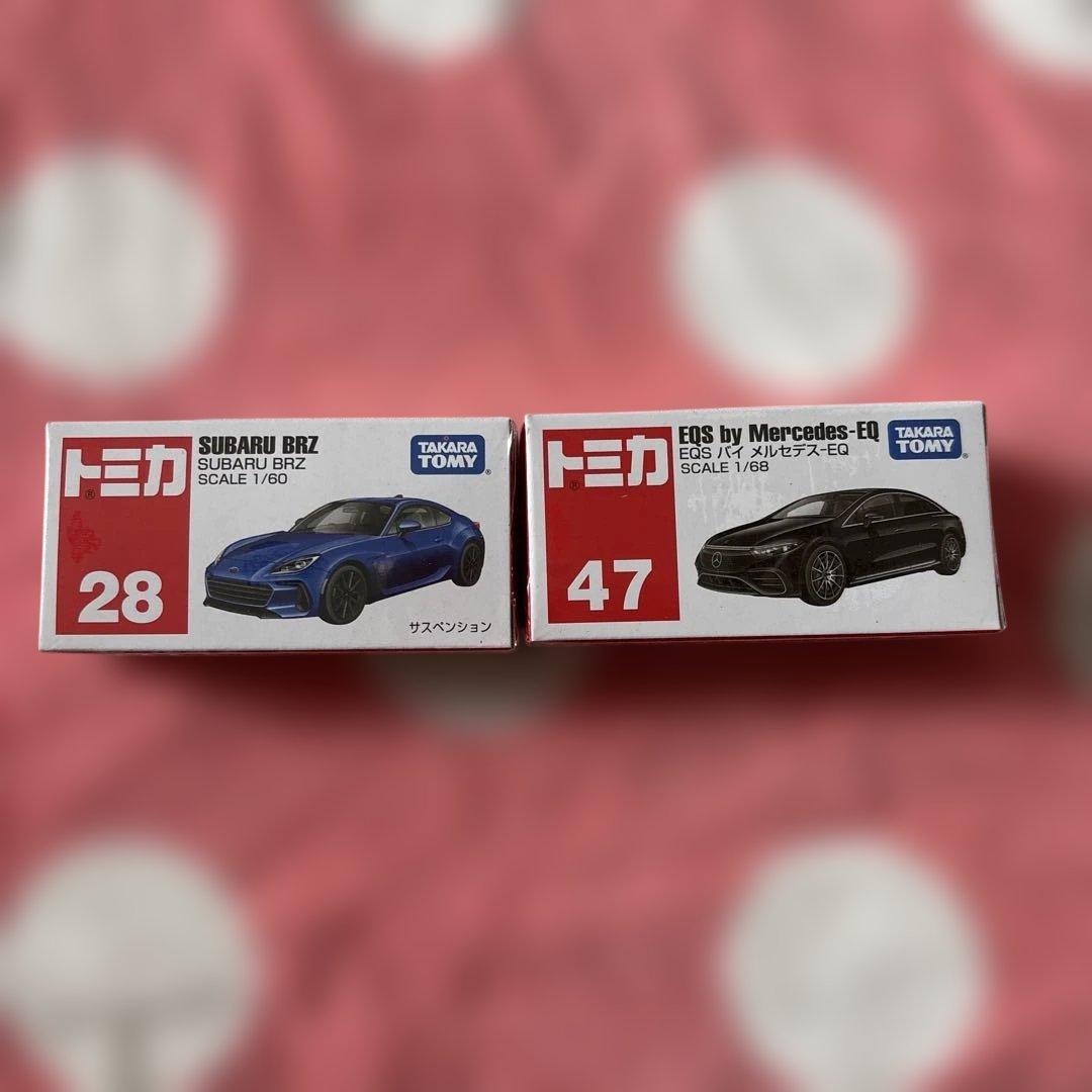 タカラトミー ミニカーセット スバルBRZ & メルセデスEQS