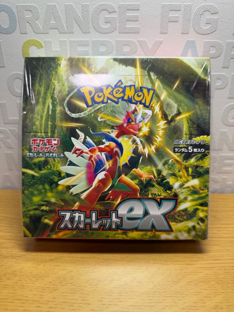 【シュリンク付き】ポケモンカード　スカーレットex BOX