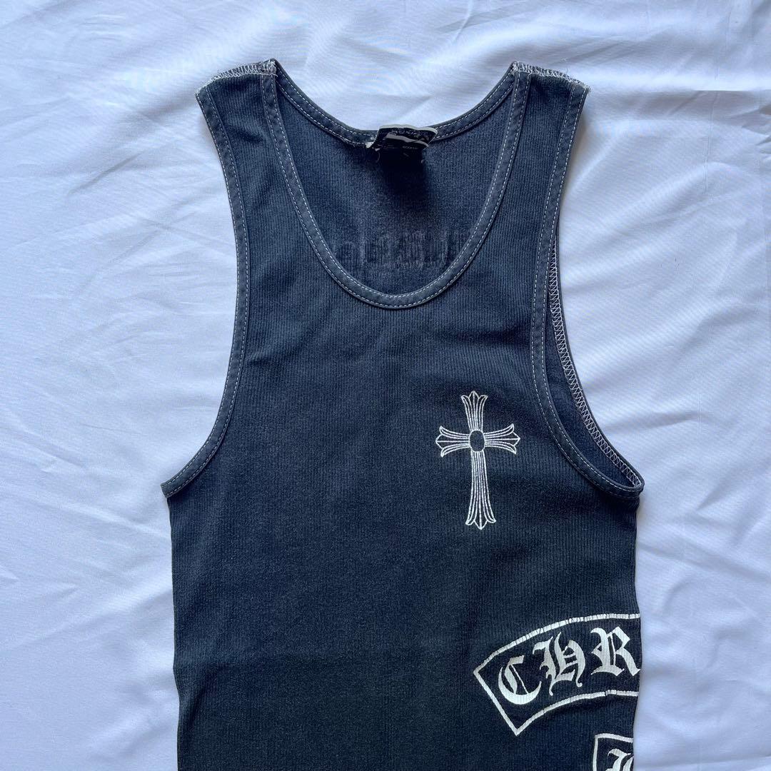 CHROME HEARTS タンクトップ Sサイズ ブラック FUCK YOU