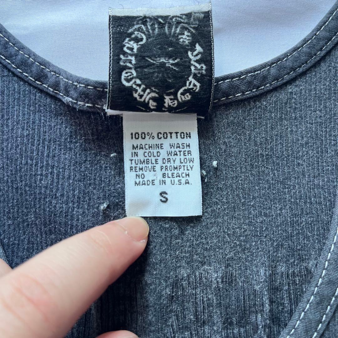 CHROME HEARTS タンクトップ Sサイズ ブラック FUCK YOU