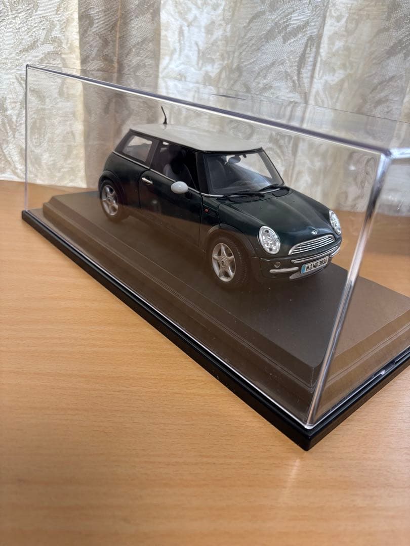 1/18Maisto MINI COOPER 深緑ダークグリーン×白屋根USED