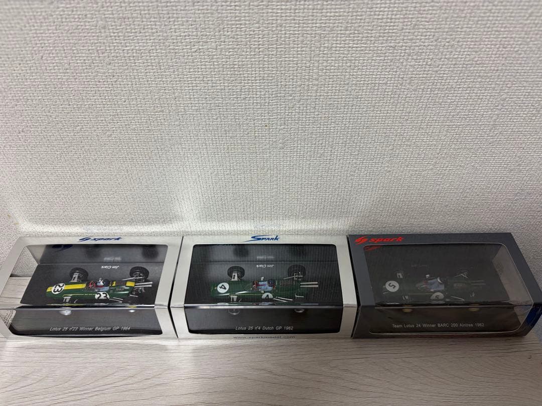 Lotus 25 1964年ベルギーGP優勝ミニカー等　3台セット