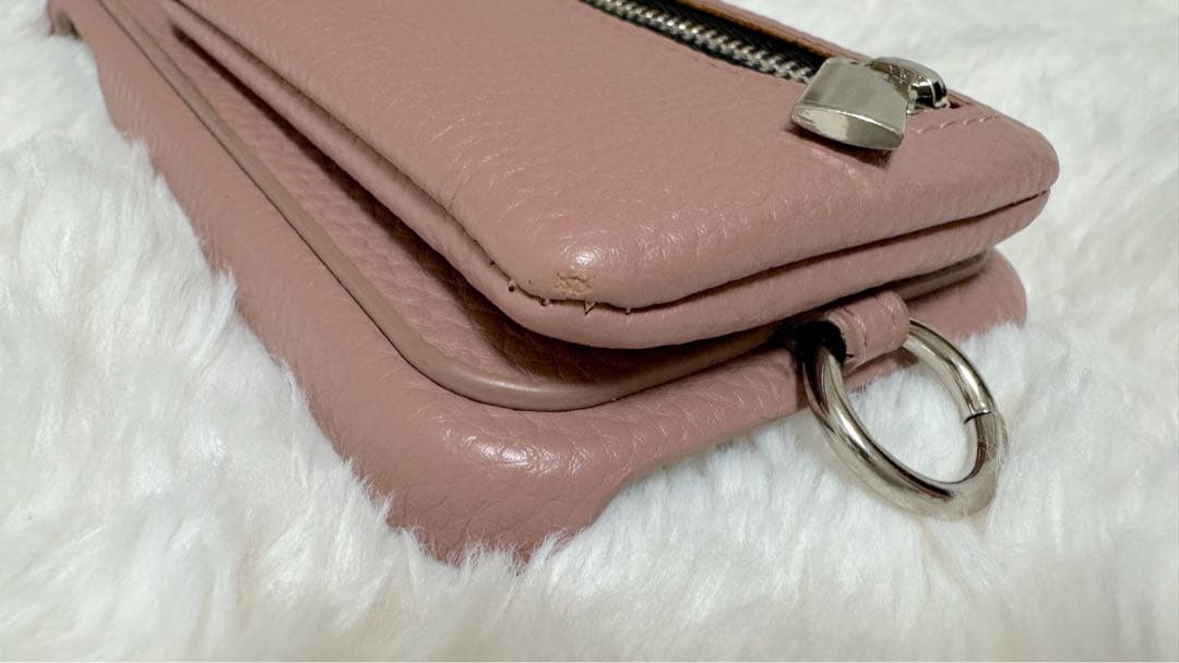 ajew iPhone15promax pinkbeige エジュー ケース