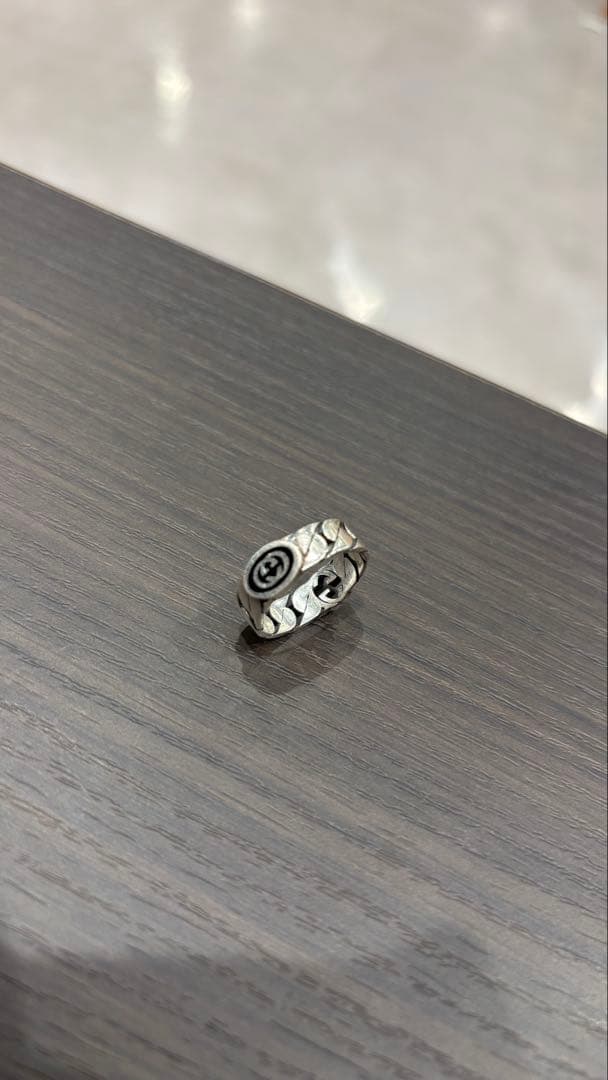 グッチ　インターロッキングG 　リング　17号　Ag 925