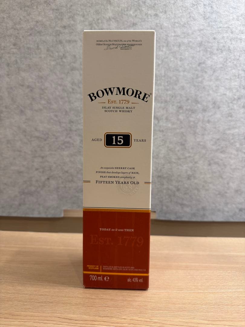 BOWMORE 15年 700ml 43%