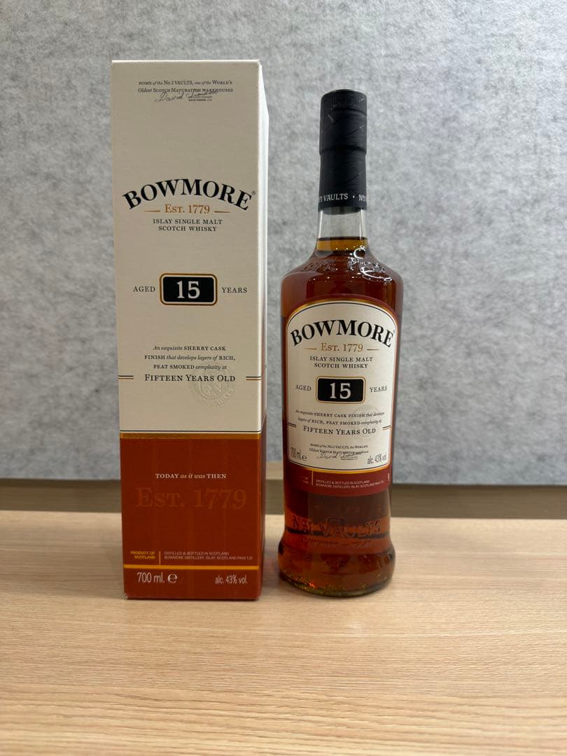BOWMORE 15年 700ml 43%