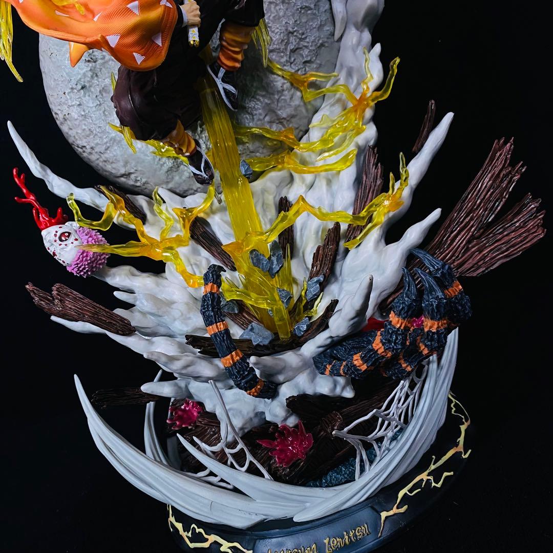 鬼滅の刃【我妻善逸 雷の呼吸 壱ノ型・霹靂一閃 六連】ジオラマスタチュー