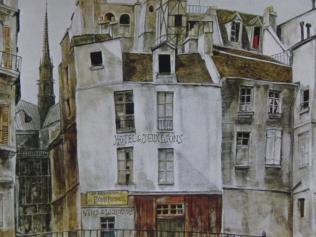 藤田嗣治、【パリのノートルダム（ケ・オゥ・フルール） 】