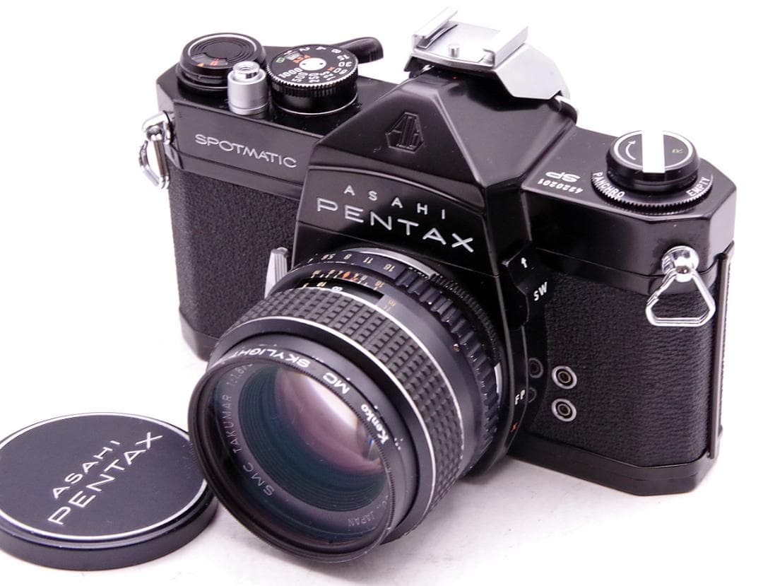 ペンタックス SP ブラックボディ SMC TAKUMAR 55mm F1.8