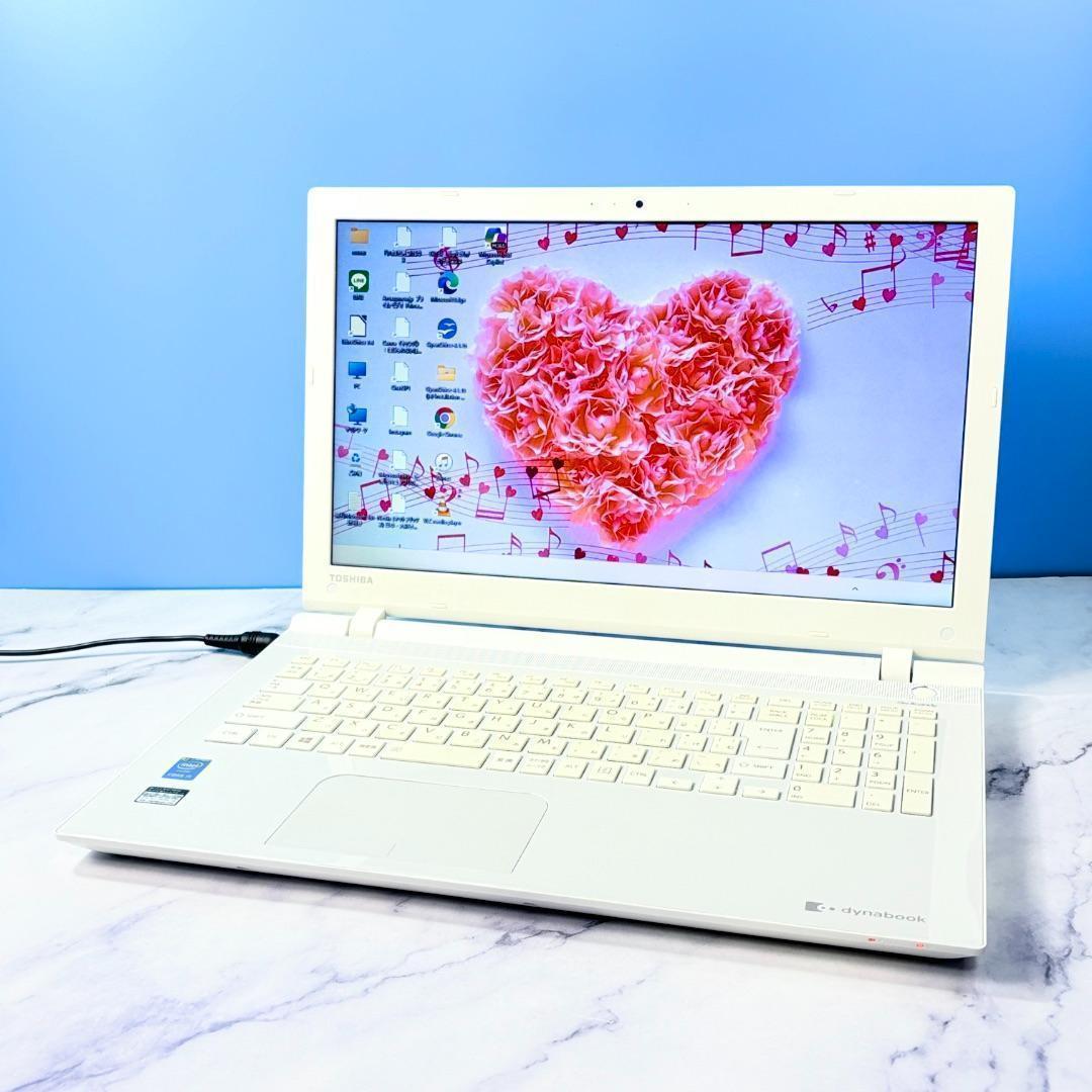 SSD☆カメラ・DVDマルチ・i5・メモリ8GB・ホワイト・ノートパソコン