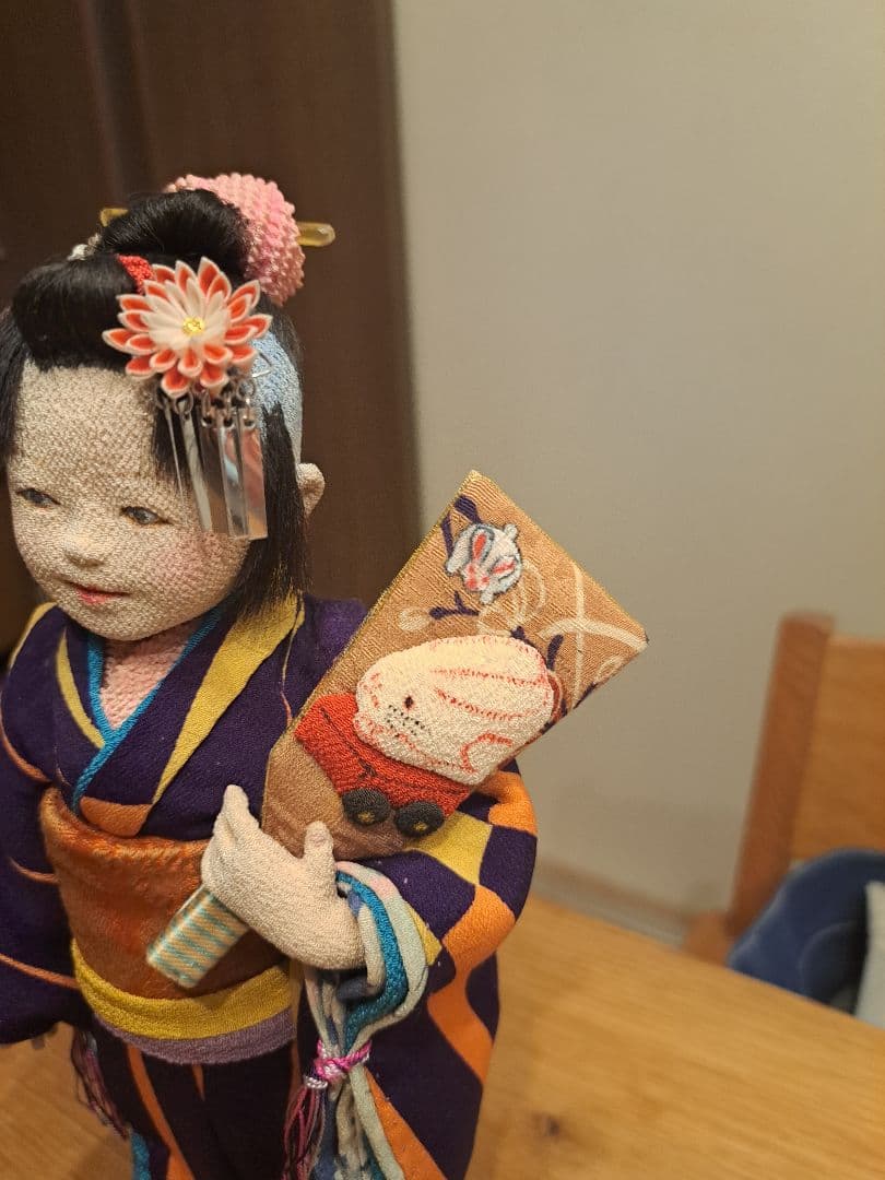 作家物　古布小物店　閉店の為出品　伝統的な着物の人形