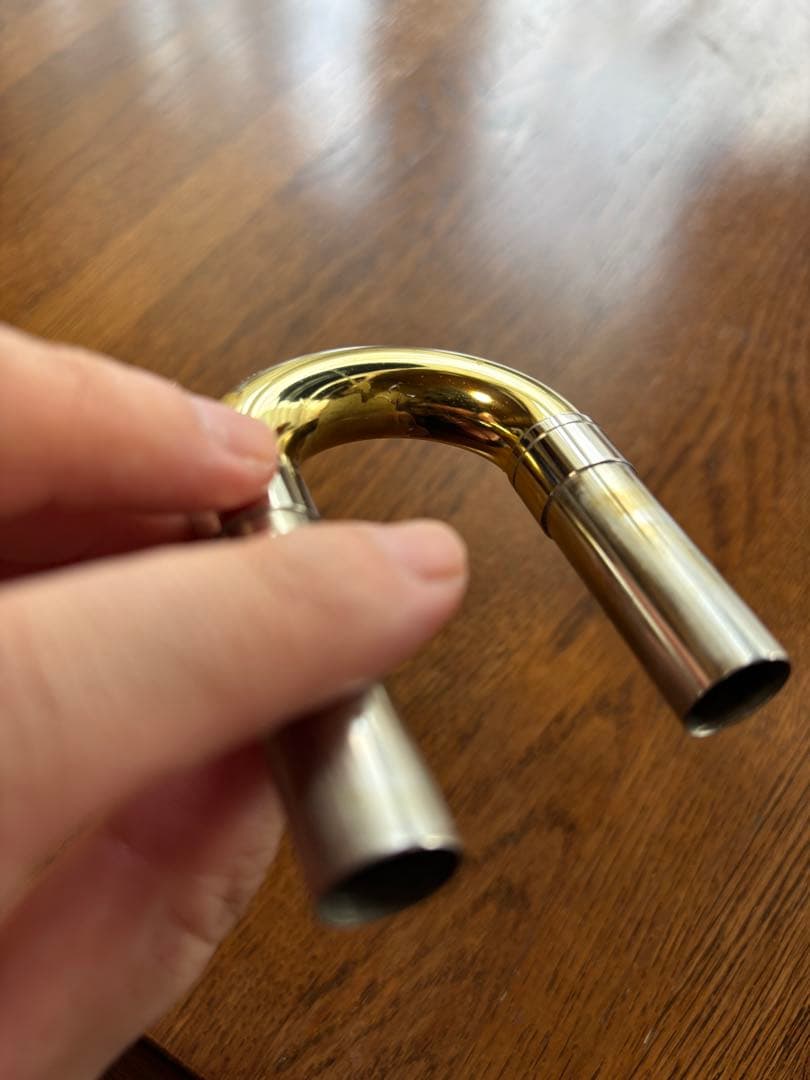 アレキサンダー103用主管 イエローブラス ラッカー仕上げ Alexander