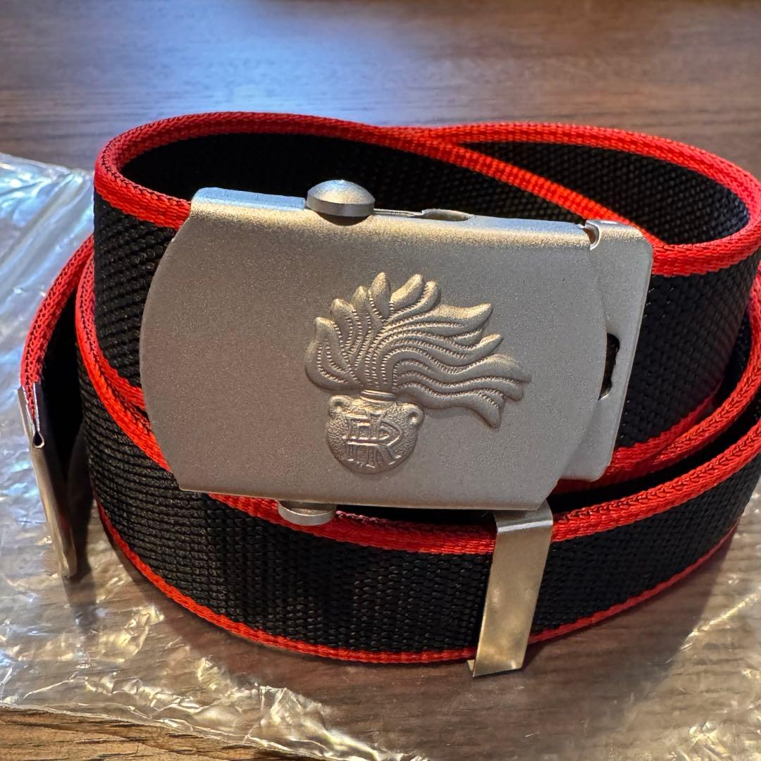 【新品・正規品】イタリア軍カラビニエリ（国家憲兵隊）　ミリタリー ベルト