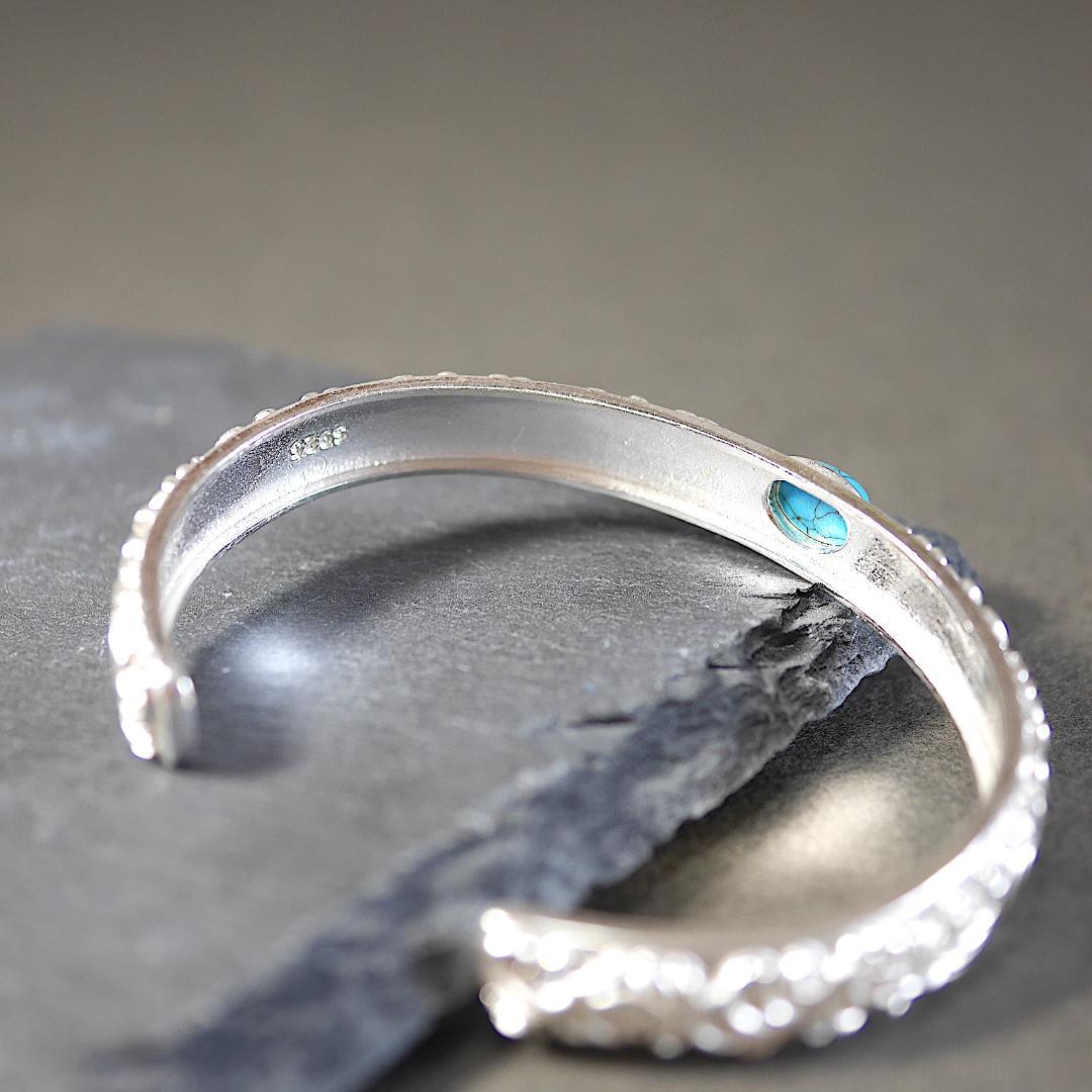 【新品】インディアンジュエリー バングル ターコイズ シルバー925