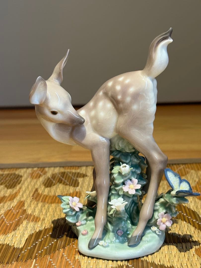 【LLADRO】小鹿（おどろき）　絶版品　専用箱付き