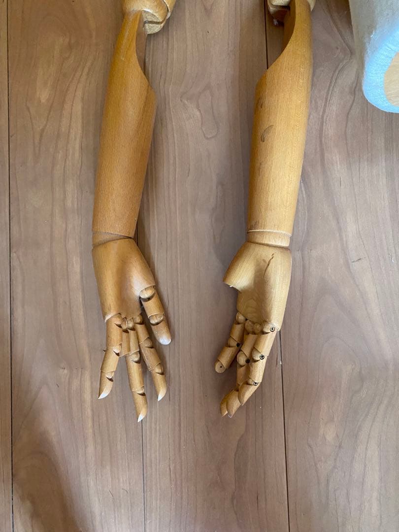 トルソー　 木製アーム付き（難あり）
