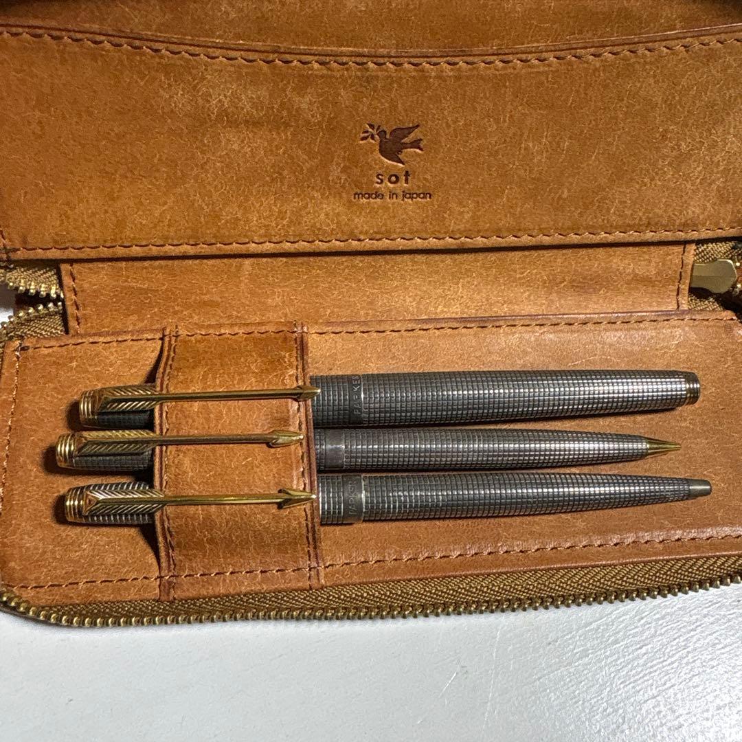 PARKER ①ボールペン、②シャーペン、③万年筆3本セット おまけつき！