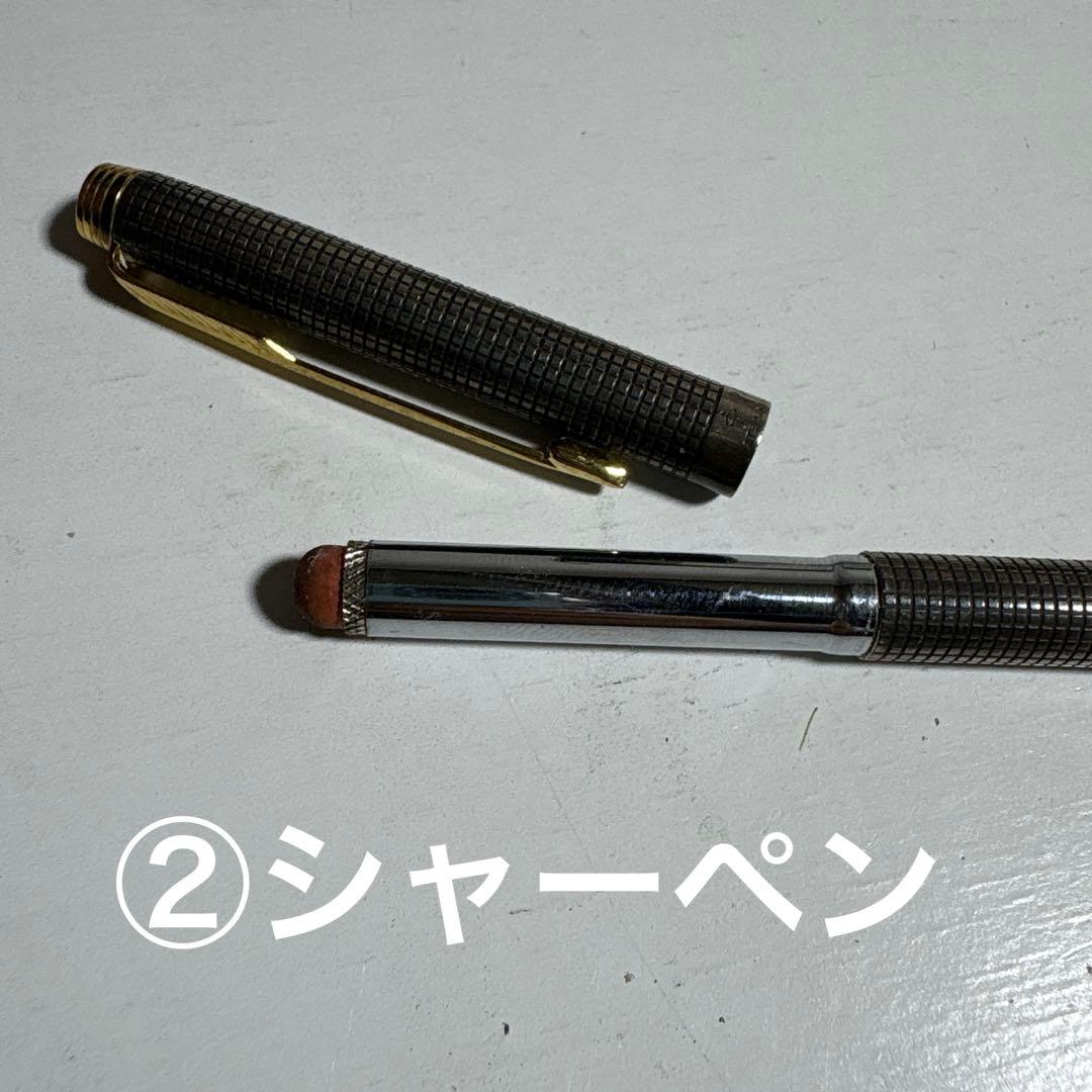 PARKER ①ボールペン、②シャーペン、③万年筆3本セット おまけつき！