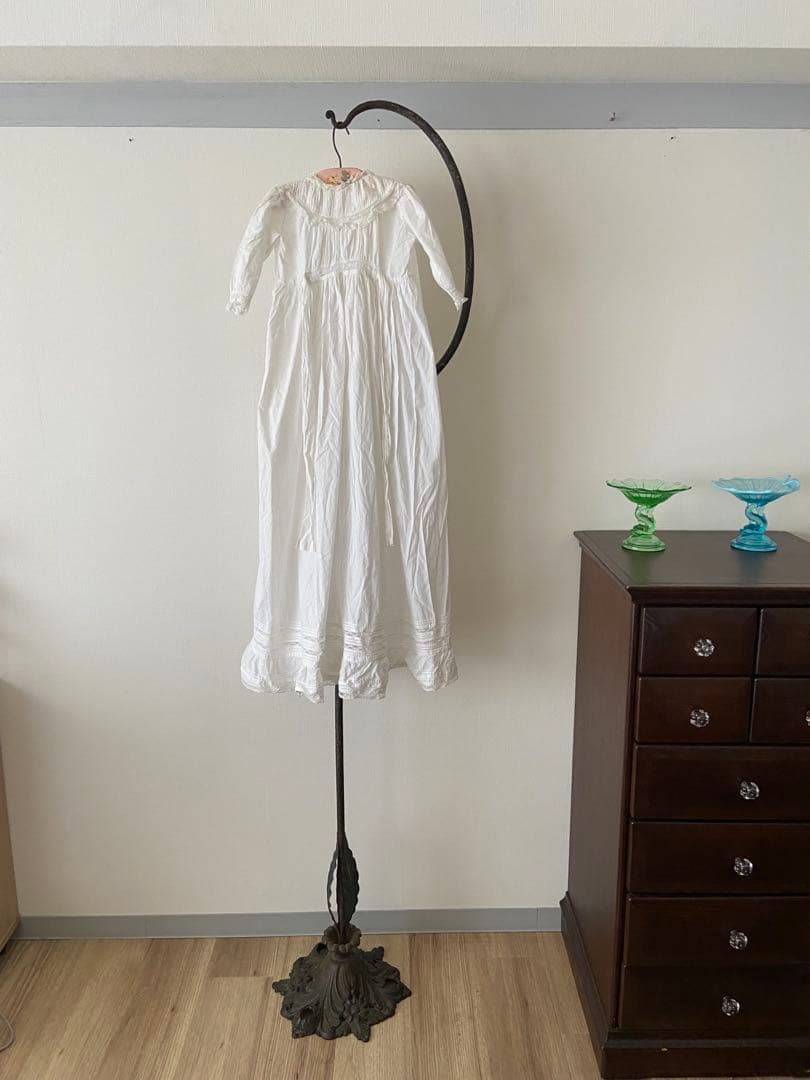 アンティーク　鳥籠ハンガー　100年前　シャビーシック