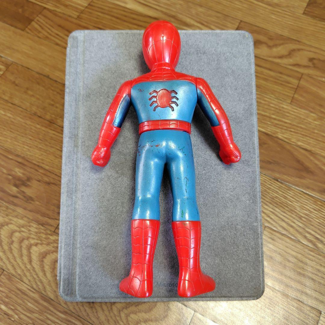 【レア品・当時物】スパイダーマン　ソフビ　1978年　東映