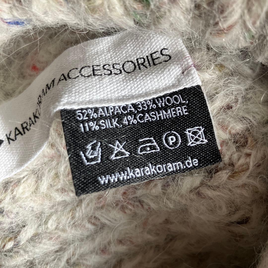 Karakoram アルパカウールシルクリブハット