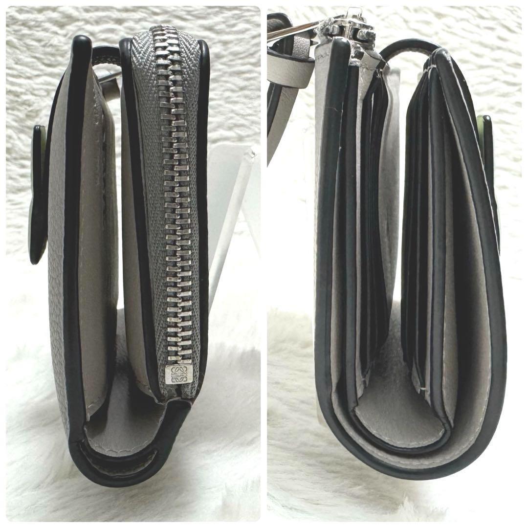 極美品✨ LOEWE ロエベ SLIM ZIP BI-FOLD WALLET