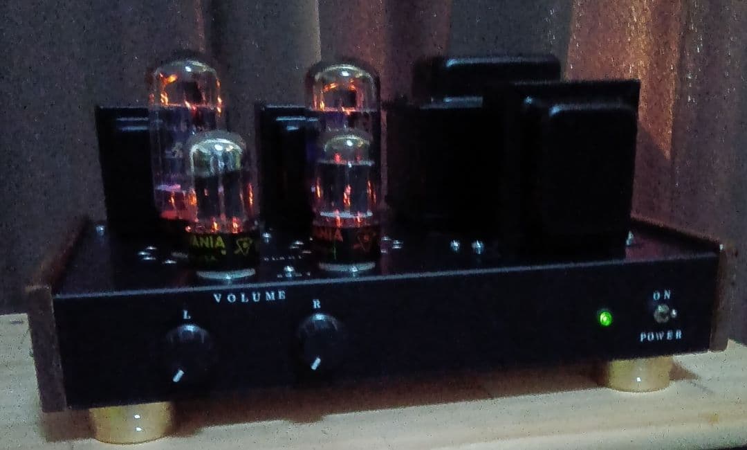 6L6GCシングル真空管アンプ　自作　年末特価中!