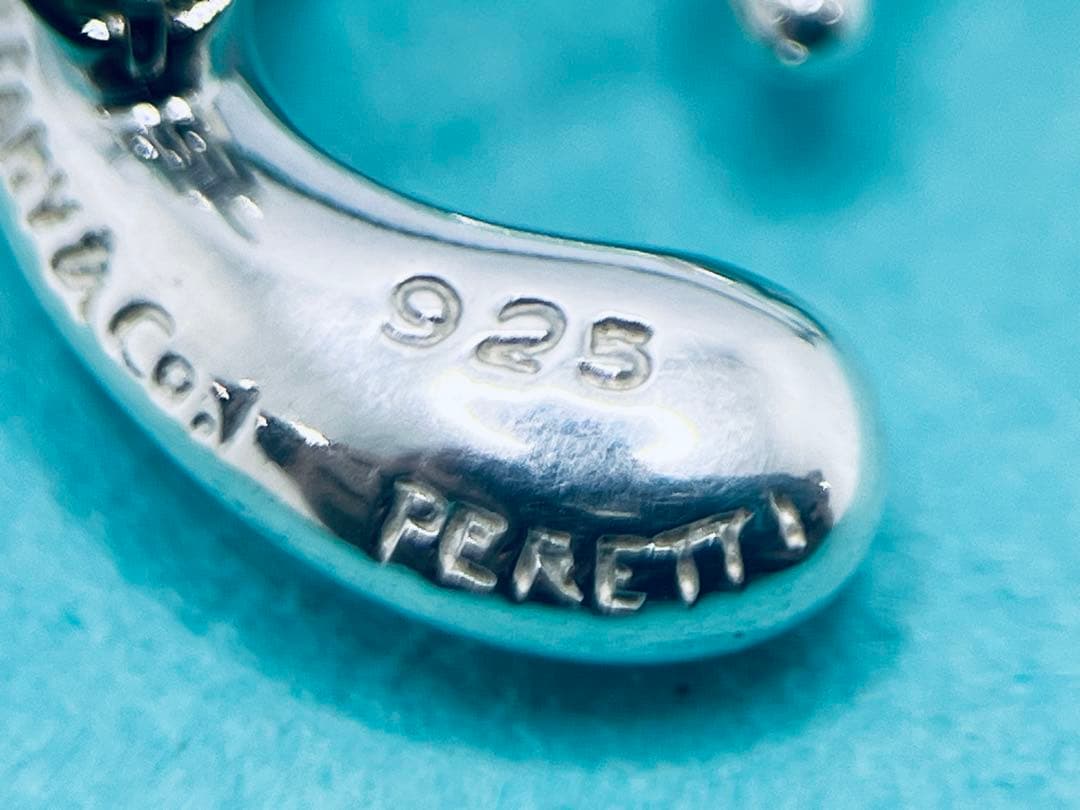 h634 希少　美品　ティファニー　アルファベット「S」イニシャル「s」ブローチ