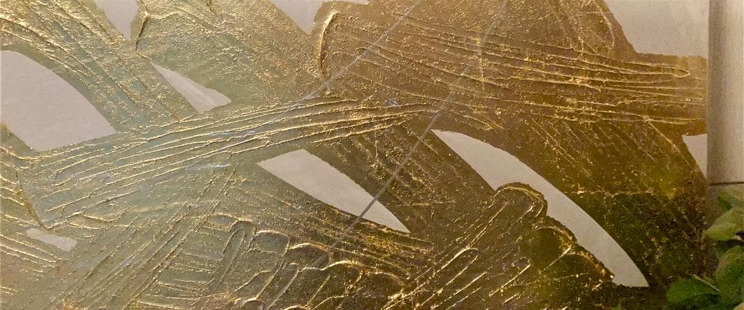 大型アート約150cm 金箔アクセント抽象画モダン 壁掛け ホテル/モデルルーム