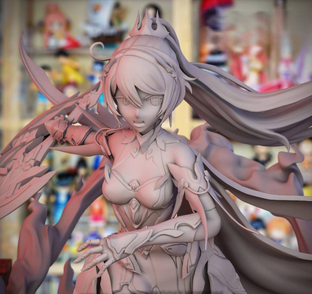 キアナ・カスラナ　薪炎の律者　崩壊3rd　25ｃｍ　未塗装未組立　ガレキ