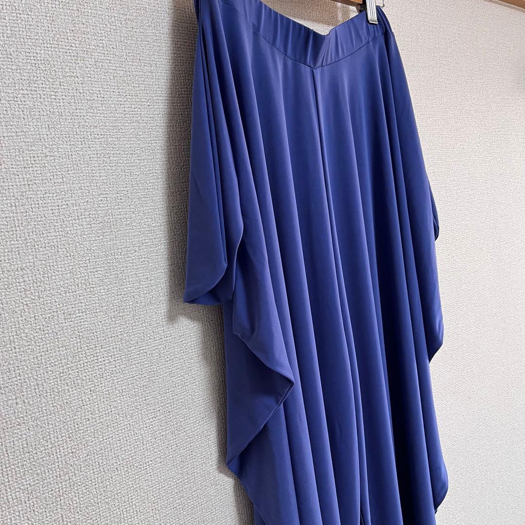 新品　イッセイミヤケ　ラッフル　ドレープ　ストレッチ　パンツ　サルエル