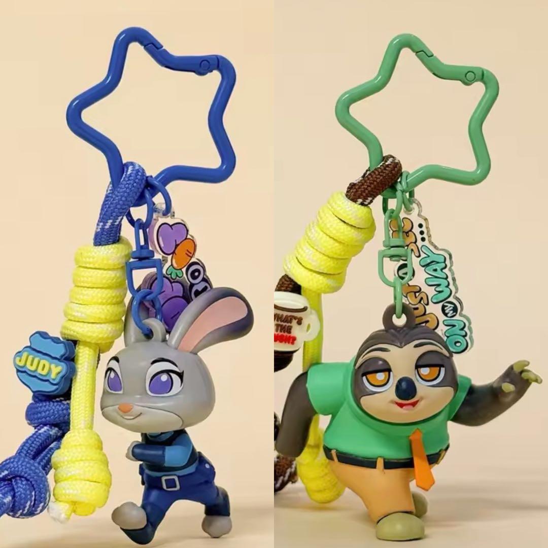 大人気セット❣️ズートピア2 ジュディ＆フラッシュ キーホルダー ストラップ
