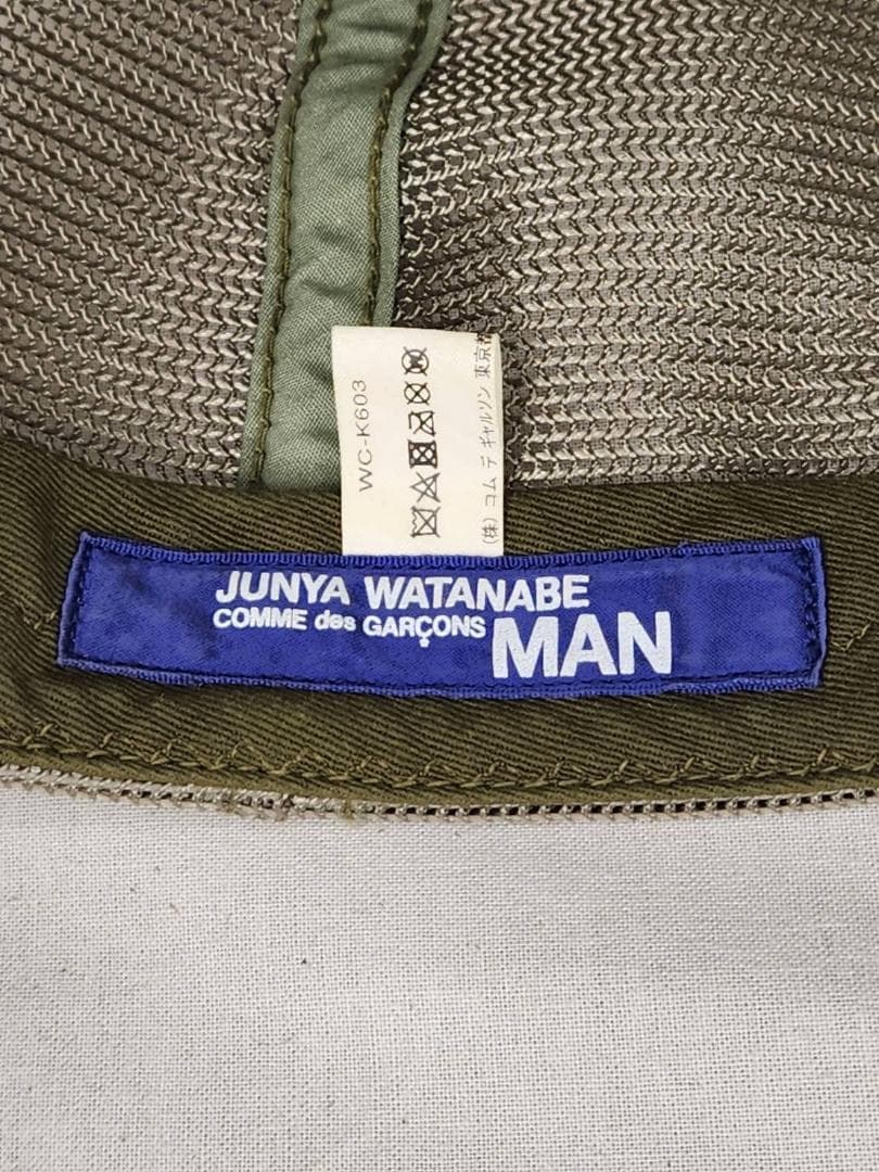 JUNYA WATANABE MAN 19ss メッシュ キャップ カーキ レア