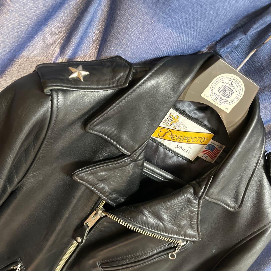 Schott ショット　ライダース　ダブル　レザージャケット