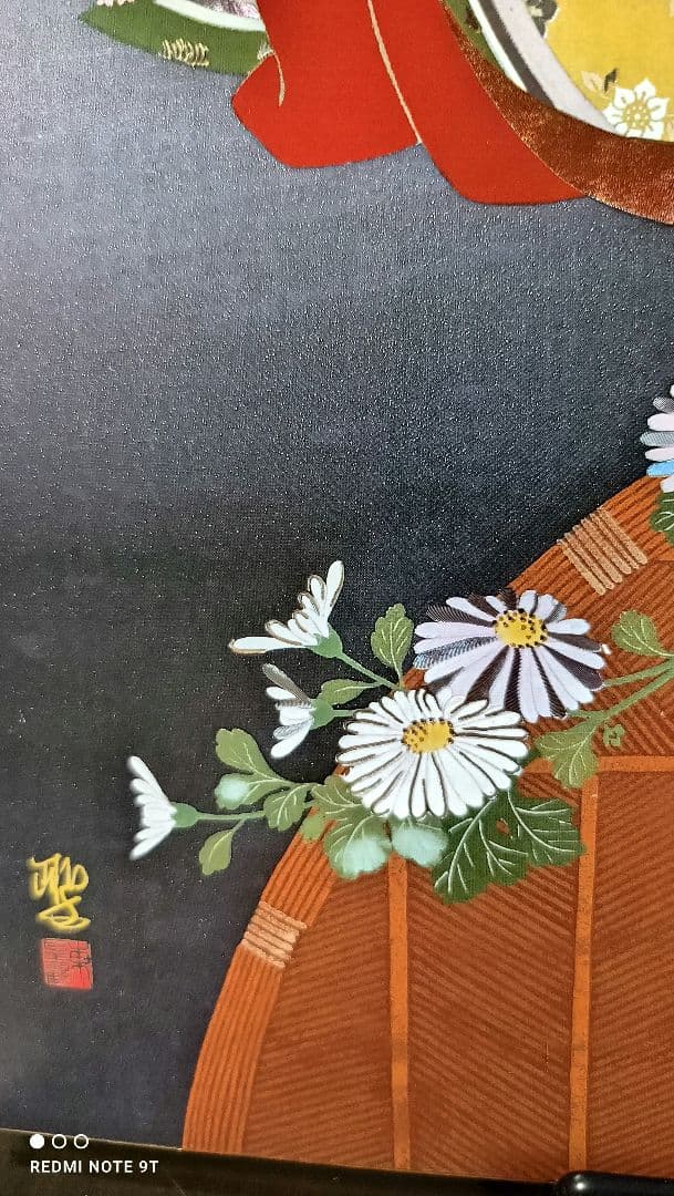 色紙(102)JARKET173735　東聖観による源氏物語の色紙★