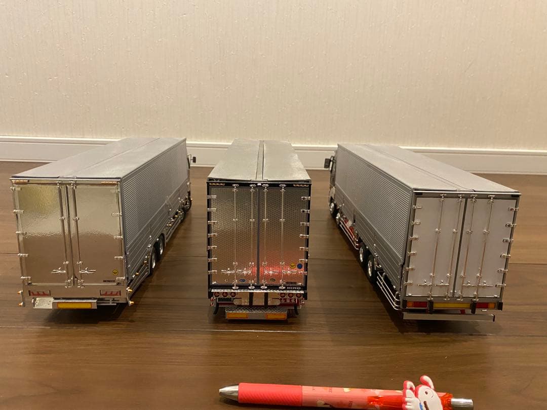 ⚠️イケドン出品です⚠️プラモデルデコトラ完成品3台セット（バラ売不可