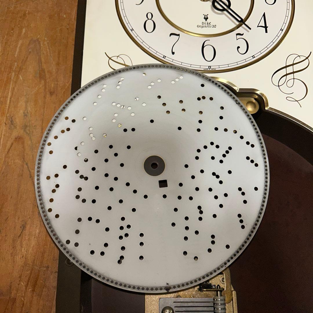 リズム時計工業 Small World オルガニート 4MH730RN 掛時計