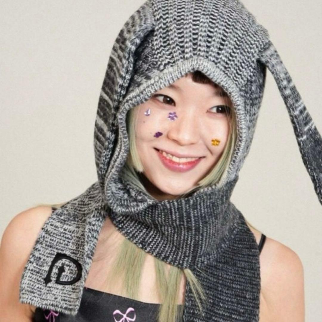 DILETTANTISME バラクラバ うさ耳 ニット帽 ビーニー