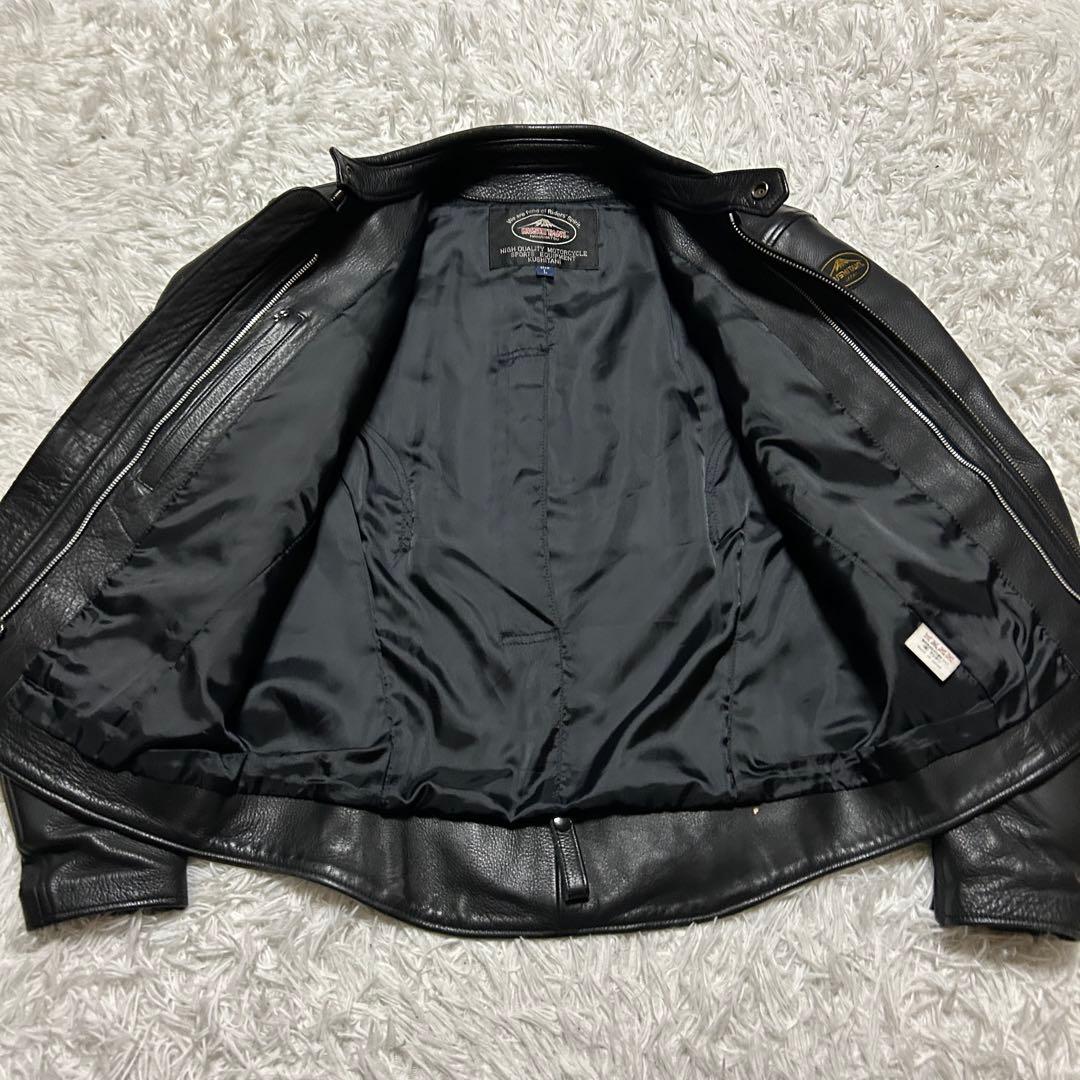 【美品・L】クシタニ 肩肘パット付 シングル レザージャケット ライナー