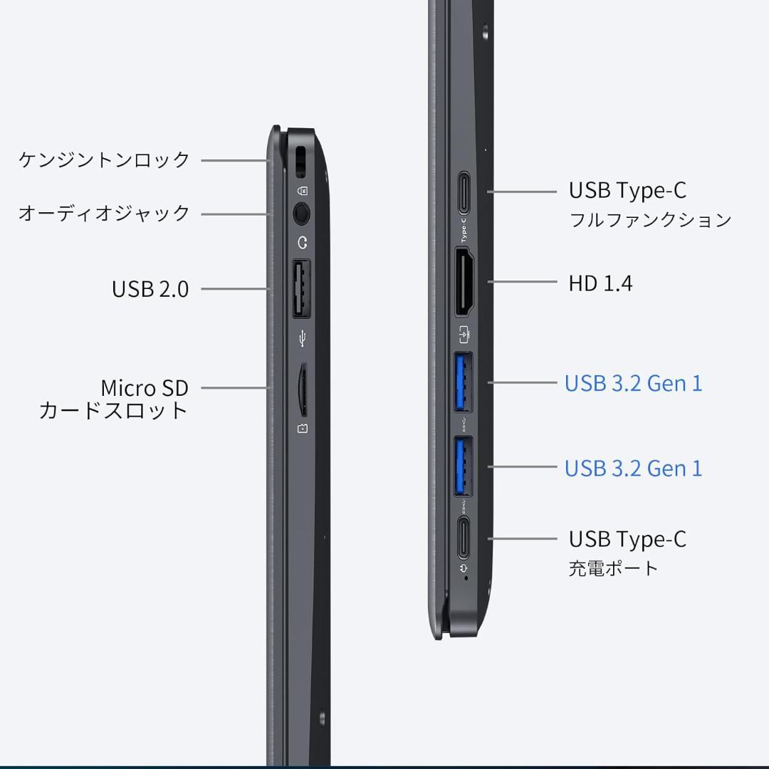 ノートPC15.6型 N95/12GB/1TB/Win11/Office2024