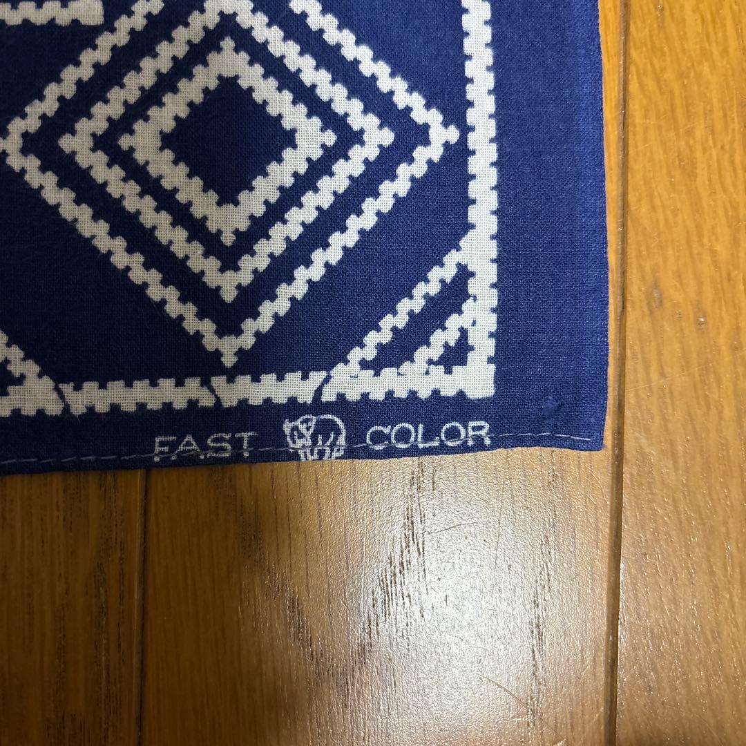 30s40s ヴィンテージバンダナ　エレファントブランド　両耳 下鼻