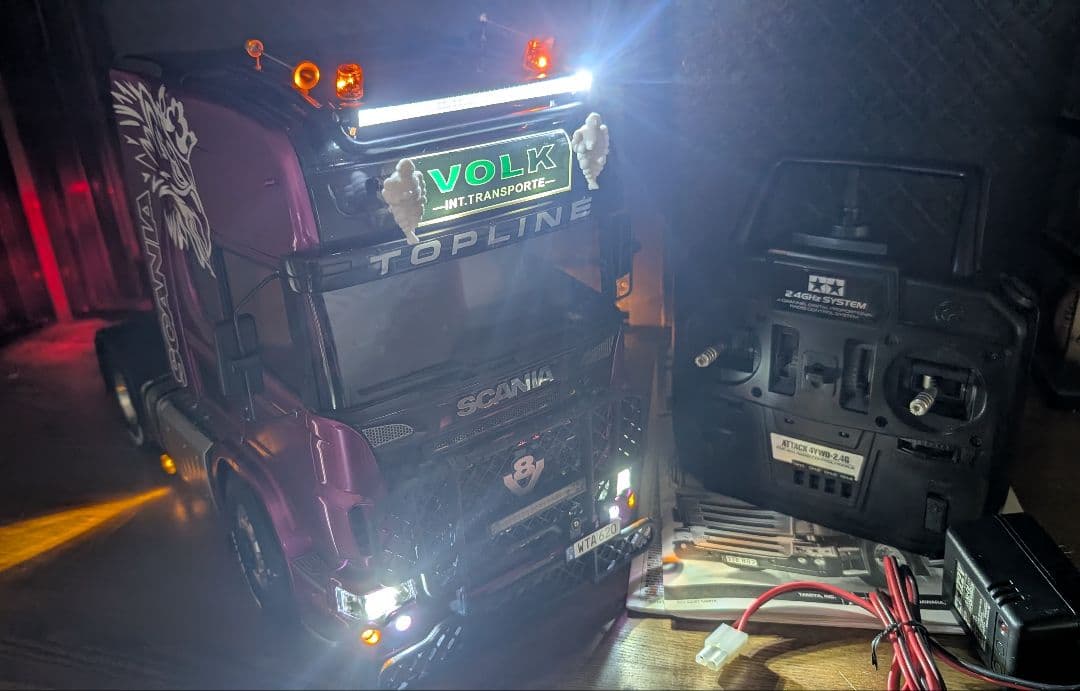 タミヤ 1/14 スカニア カスタム フルオペ 4×2 MFC-03