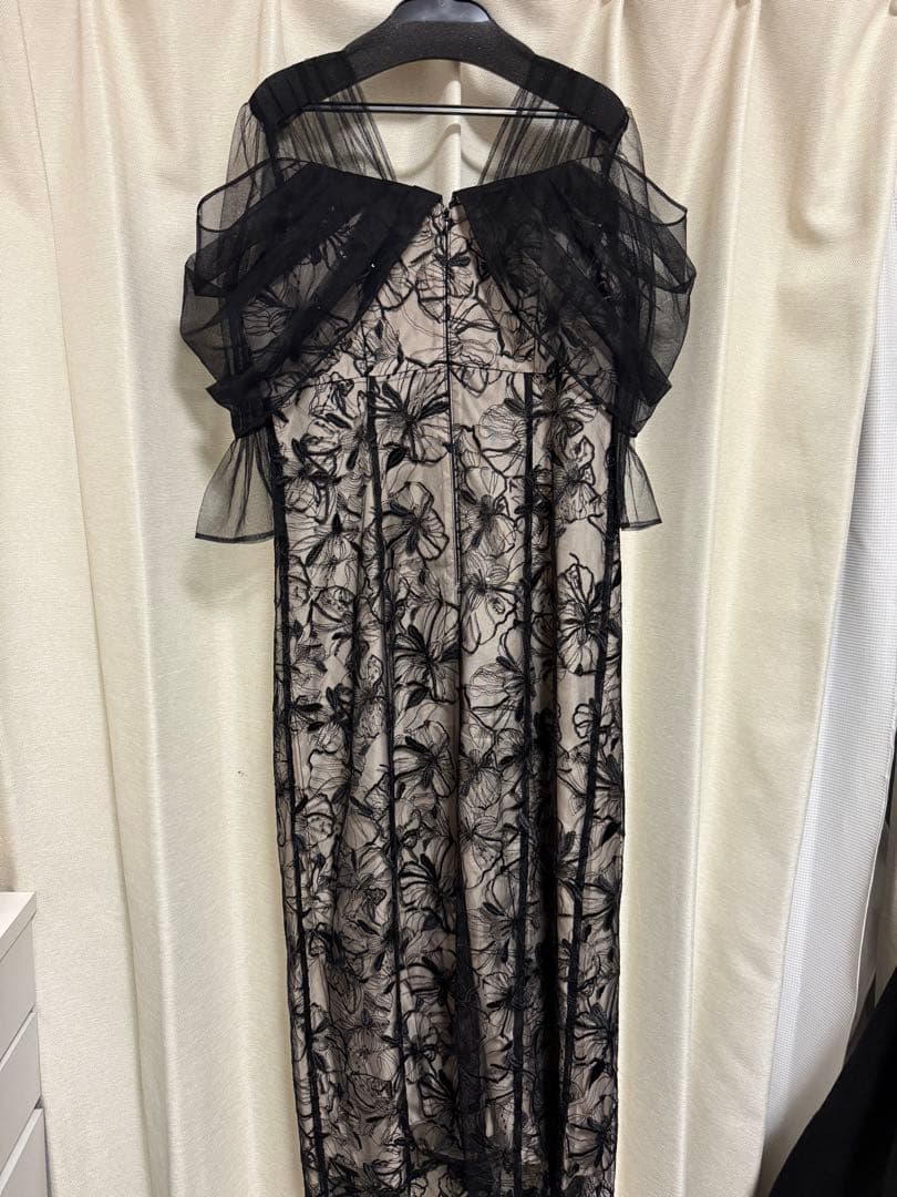 チュールドレープスパンコールドレス（ANDRESD）