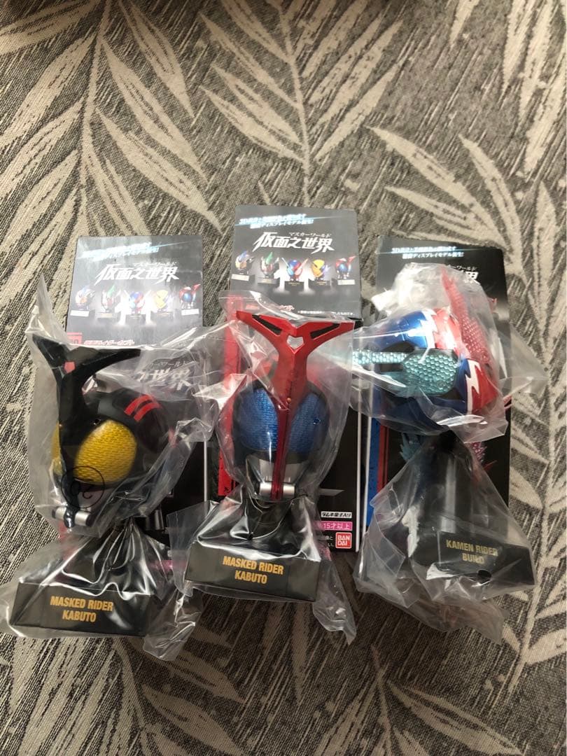 仮面ライダーマスクコレクション&仮面之世界マスカーワールド18種セット