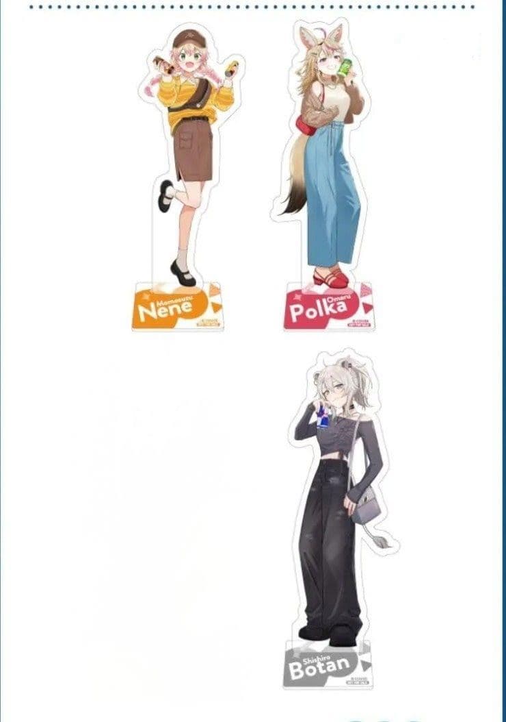 3種　hololive サントリー　ねぽらぼコラボグッズ アクキー